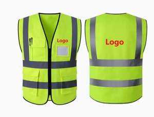 Logotipo personalizado al por mayor chaleco de seguridad reflectante de alta visibilidad ropa de trabajo OEM Proveedor de Ropa de seguridad de tráfico a granel - Product Image 4