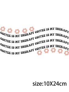 LETOP 1pcs Dog Mom Letter Pattern UV pour DTF Impression Sticker Cups 16Oz Clear Glass Cups Logo Decals Transfers - Product Image 4