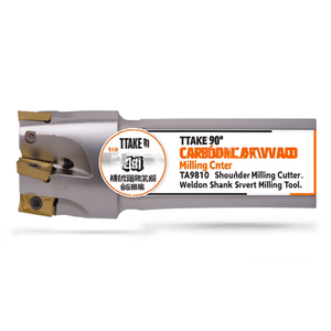 Fresa de hombro TTAKE 90 TA9010 con vástago Weldon para insertos - Product Image 2