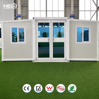 Casa Contenedor Prefabricada de 30 pies, Vivienda Modular, Cabaña, Módulo de Vivienda, Remolque con Certificación CE