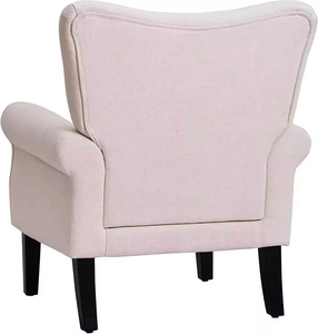 Poltrona Moderna <span class=keywords><strong>Classica</strong></span> in Velluto con Gambe in Legno Massello per <span class=keywords><strong>Camera</strong></span> <span class=keywords><strong>da</strong></span> Letto e Soggiorno - Product Image 5