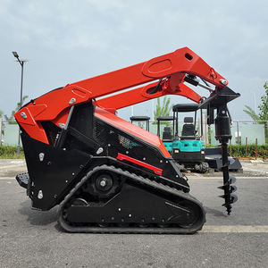 จัดส่งฟรี เครื่องยนต์คูโบต้าใหม่ รถตักล้อยางแบบเดินตาม เครื่องยนต์ดีเซล รถตักล้อยางตีนตะขาบขนาดเล็ก รถตักล้อยางขนาดเล็ก - Product Image 4