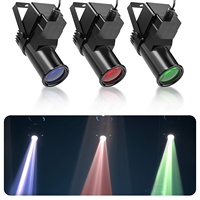 Lampe de scène 4-en-1 10W LED pleine couleur RGBW Disco Beam Light avec mise au point réglable IP65 Wedding Party Ambiance Lamp DMX512