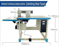 Ultraschall-Spitzenähmaschine JP-60-S Simplesource Hocheffizient 2500W 3000 Sti/min Max. Geschwindigkeit 220V 3mm Dicke CE-Zertifiziert
