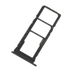 Bandeja para Tarjetas SIM y SD Negra de Doble Ranura para P40 Lite E Y7p 2020, Repuesto - Product Image 1