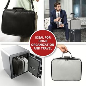 Bolsa Impermeable y Resistente al Fuego Nueva OEM, Organizador de Documentos para Viajes y Hogar, Caja de Seguridad con Cerradura para Documentos, Objetos de Valor e Artículos Importantes - Product Image 6