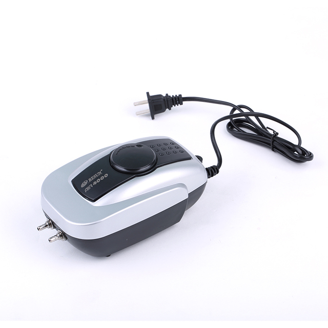 Resun AIR-4000 4W Plastic Air Oxygen Pump for Small Aquariums