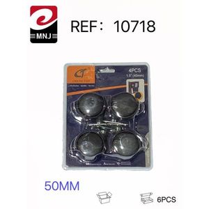 Ruote girevoli Cheng Tao da 4 pezzi da 50 mm con cuscinetti per mobili ed attrezzature - Product Image 3