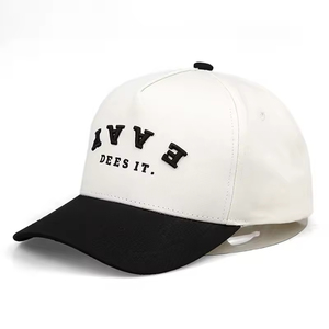 Gorras de Béisbol con Logotipo Bordado Personalizado, Gorras de Béisbol Lisas al por Mayor, Gorras de Béisbol Negras de 5 Paneles para Hombre, Alta Calidad - Product Image 3