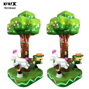 <b>Amusement</b> Park Equipment 3 Person Carousel Horse Music Boxcarousel Ride for Kids Coin Operated Kiddie Ride Game <b>Machine</b> - Product Image 4
