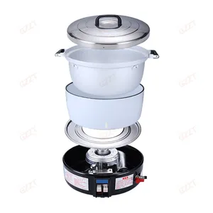 Big commercial gas rice cooker 15liter 80 Persons original Factory Industrial Kitchen cooking Machine gas electric rice cookers