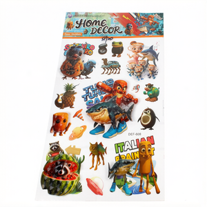 Adesivo Murale XH 3D con <span class=keywords><strong>Piante</strong></span> Verdi e Cornici Cartoon, in Plastica, per Soggiorno, Camera <span class=keywords><strong>da</strong></span> Letto, Decorazione Casa - Product Image 2