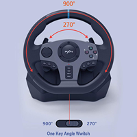 Volant de course pour PC PXN V9 GEN2 900 degrés avec pédales et levier de vitesses