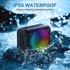 LENRUE F3 IPX5 Waterproof Portable <strong>Bluetooth</strong> Wireless <strong>Speaker</strong> 5W TWS Mini Shower <strong>Speaker</strong> <strong>with</strong> MIC Enhanced Bass 12 Hour Playtime - Product Image 6