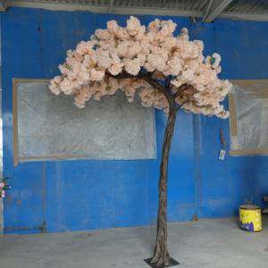 <span class=keywords><strong>Nuage</strong></span> de fleurs de cerisier rose tendre Cerisier artificiel <span class=keywords><strong>Arbre</strong></span> de décoration de paysage romantique pour mariage et salon - Product Image 2