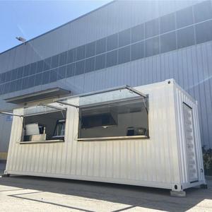 Container Cafe Bar ha fornito un bellissimo modello di contenitore/chiosco Container prefabbricato modulare a buon mercato Cafe Bar <span class=keywords><strong>Building</strong></span> - Product Image 4