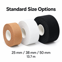 Bande de contention rigide en rayonne antidérapante 38mm*13.7m pour trousse de premiers secours, fournitures médicales et sportives, vente en gros, usine HEAO