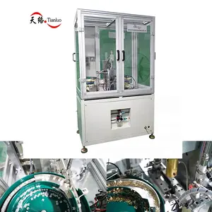 Peralatan industri pemasok Shenzhen suku cadang plastik keling mesin jalur perakitan keling panas Shrapnel