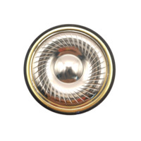 Huayunxin HW50S 50mm 32ohm 120db 100mw pilote dynamique pour écouteurs peek titanium plaqué diaphragme intra-auriculaire haut-parleur HIFI