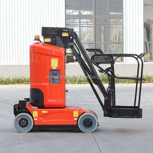 Plataforma DE TRABAJO telescópica móvil hidráulica eléctrica 11M 200kg Ascensores de personal Mástil vertical autopropulsado - Product Image 6