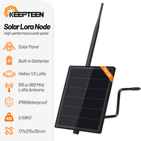 Extérieur, étanche IP67, données IoT, SX1260, ESP32, Heltec V3, solaire, Lora avec panneau solaire 3,7 V pour répéteur de signal Lora WAN, nœud