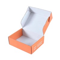 Caja de Envío Plana de Cartón Corrugado Gris para Cosméticos, Material Corrugado Suave, Embalaje para Comercio Electrónico, Caja de Envío para Computadoras