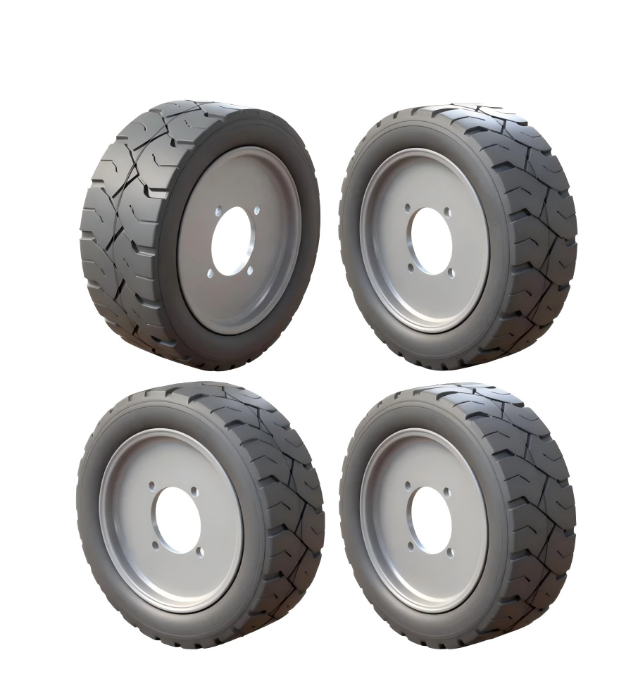 Factory Price 15x5 381x127 Solid Non Marking Tire for Scissor Lift Aerial Platform Bulk