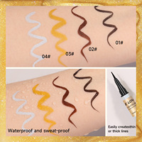 Eyeliner liquide ultra-fin SHE LOVES à pointe fine, séchage rapide, durable, résistant à l'eau et à la transpiration, anti-bavures pour les yeux