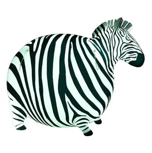 Máquina inflável para pegar dinheiro em forma de zebra para promoção comercial