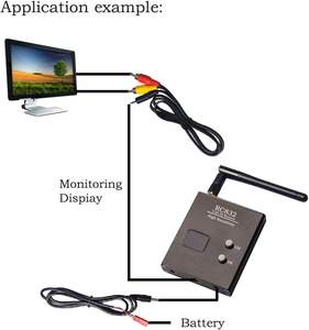 WT832 WR832 5.8GHz 40CH 600mW Wireless FPV <b>Transmitter</b> <b>and</b> <b>Receiver</b> for Drones Made in China - Product Image 5