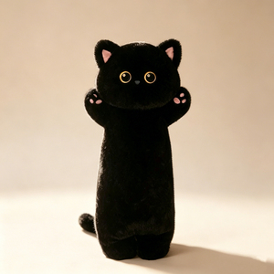 Bobova - Almohada de Felpa para Gatos Siameses de 70 cm, con Forro de Malla Súper Suave de Algodón PP, Regalo Personalizado para Amantes de los Gatos - Product Image 4
