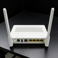 JUQU HwCompatible EG8141A5 GPON ONU 1GE 3FE FTTH, Terminal de Red Óptica, Dispositivo Router WiFi de Acceso a Fibra Óptica para Banda Ancha Doméstica