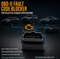 Module de diagnostic de code de panne d'échappement OBD-II ING Racing Plug-and-Play Compatible avec plusieurs véhicules. Vérifier la compatibilité avant l'installation