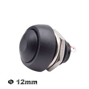 PBS-33B 12MM runder Kunststoff-Druckknopf EIN AUS Momentsc halter 2 Pin 3A 125V Wasserdichter Power Reset Non-Locking - Product Image 2