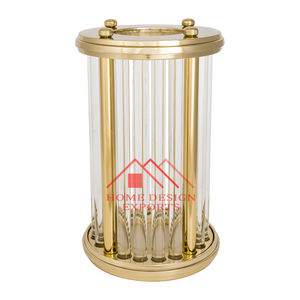 Bougeoir en aluminium moulé nickelé avec verre votif pour décoration de mariage Bougeoir au prix de gros - Product Image 3