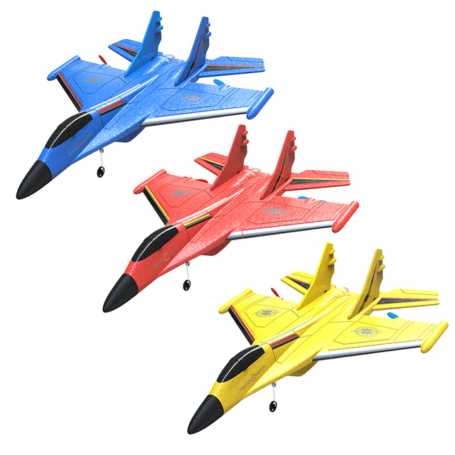 HW37 Children's Fixed Wing Glider Drone Elementary School Boys' Remote Control Airplane Rotating Foam Wing Model Toy