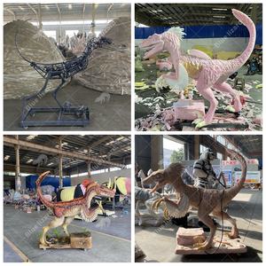 Fournisseur de Dinosaurios Exposition réaliste de dinosaures artificiels vivants Animatronics <span class=keywords><strong>Velociraptor</strong></span> grandeur nature dans le parc <span class=keywords><strong>Jurassic</strong></span> <span class=keywords><strong>World</strong></span> - Product Image 6