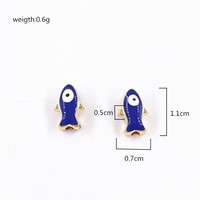 Émail mauvais yeux main breloques pendentif petit bijoux à bricoler soi-même faisant des accessoires résultats pour collier Bracelet boucles d'oreilles