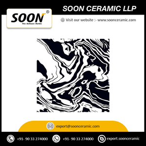 Soon Ceramic High Demand Glazed Black Fusion Vitrified Tiles 2x2 Inch Porcelain Floor Tile Non-Slip for Home Villa Exterior Use - Product Image 2