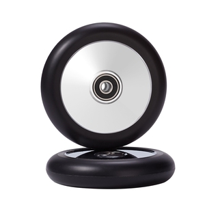 Roues de scooter Spaceflip 110mm Pièces de scooter Noir 88A PU AL6061-T6 Metal Core Pro Stunt Scooter Wheels - Product Image 4