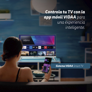 TV LED 32 HD Smart TV Vidaa con Netflix, Disney Plus, Prime Video, Apple TV, Spotify, YouTube, Bianco - Product Image 2