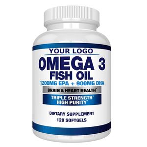 Capsules en vrac d'huile de poisson de haute mer 1000mg Emballage Bodybuilding Omega 3 6 9 Softgel - Product Image 1