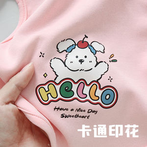 Cute Puppy Cartoon Print Plaid <b>Collar</b> Cardigan For Cats And Dogs Vest Polyester Material <b>Pet</b> Clothes - Product Image 3