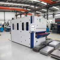 Machine de débavurage pour le traitement des métaux, pour éliminer les bavures de coupe et les bords tranchants après la découpe laser et plasma