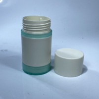 Flacon roll-on de lotion corporelle anti-transpirante parfumée, double paroi, entièrement en plastique mat, haute qualité, 75g, PP, déodorant, sérigraphié