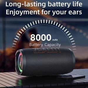 רמקול בלוטות' נייד עמיד למים עם תאורת לד RGB בצבע כחול, דגם Zealot S76, עיצוב חדש - Product Image 2