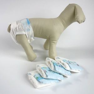 (XL, 10 unidades) Pañales desechables para perros, tamaño pequeño, súper absorbentes, para mascotas hembras, pañales a prueba de fugas para cachorros - Product Image 1