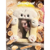 Usine En Gros Super Mignon Dessin Animé En Peluche Titulaire De La Carte Keying Kpop Mignon En Peluche 3 pouces Photo Titulaire Porte-clés Kpop Photo Carte Charme