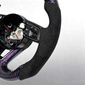 Volant sport à fond plat en fibre de carbone OKF pour <span class=keywords><strong>Audi</strong></span> A3/A4/A5/A6/A7/Q5/Q7/<span class=keywords><strong>TT</strong></span>/R8/C7 - Product Image 6