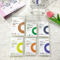 Paquete de 50 Fundas Protectoras Transparentes para Tarjetas de Ídolos de Kpop, de 3 Pulgadas, Resistentes a Arañazos